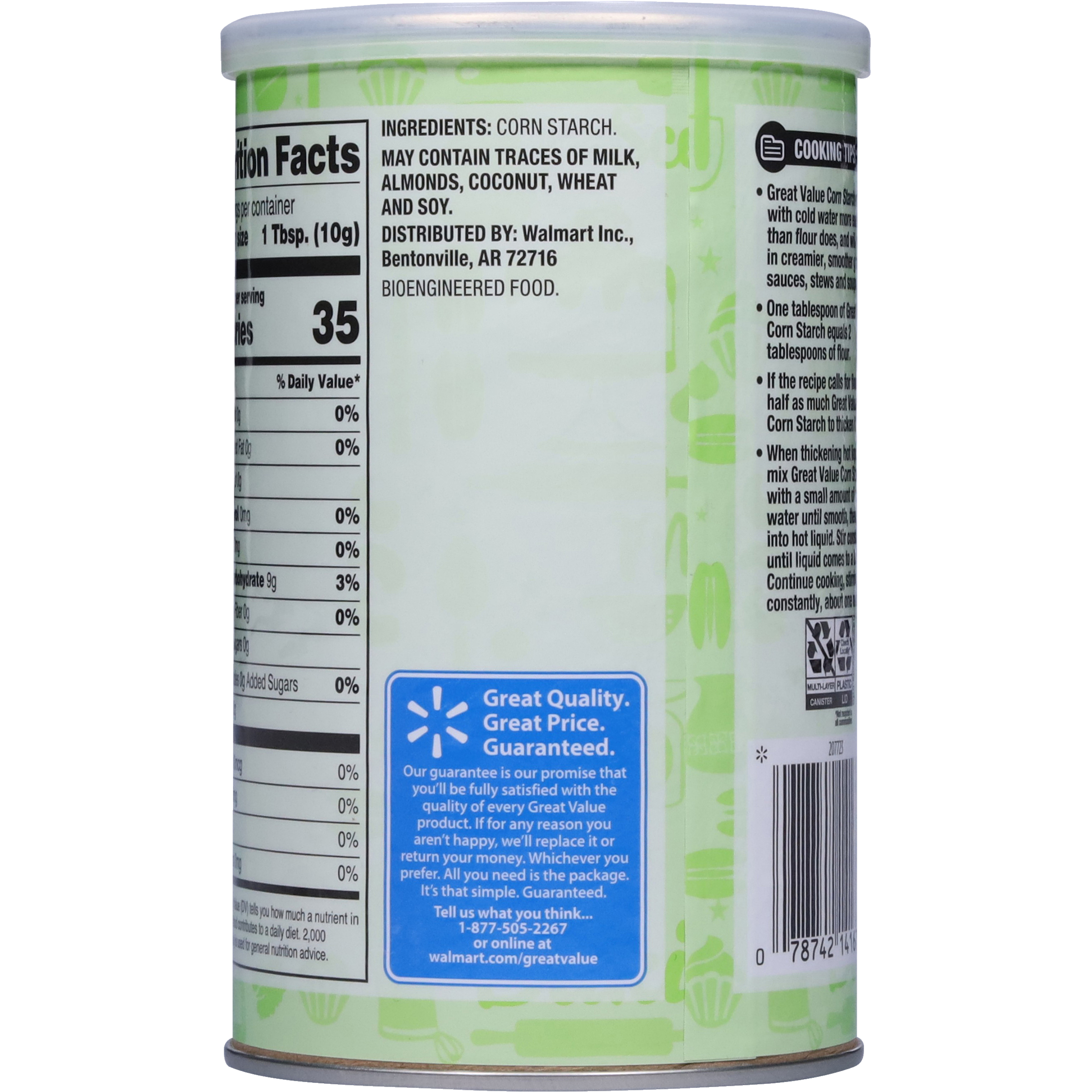 Great Value Corn Starch, 16 oz - image 5 of 8