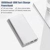 Power Bank 3 10000mah USB Type-C Bidirectional 18W Fast Powerbank External Cell Portable (Silver)