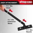 thumbnail image 5 of Shop-Vac 1-1/2 inch Accessory Kit, 5 of 12