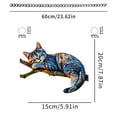 thumbnail image 3 of 100Fens Cat Window Hanging Decor Suncatcher - Colorful Cat Acrylic Hanging Ornament Wall Art Pendant for Kitchen Room Garden Office Decoration Pet Lovers Birthday Favor Housewarming Gifts, 3 of 8