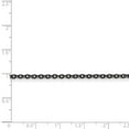 thumbnail image 2 of Stainless Steel Oxidized Chain Necklace - 18 Inch - Measures 2.7mm Wide, 2 of 2