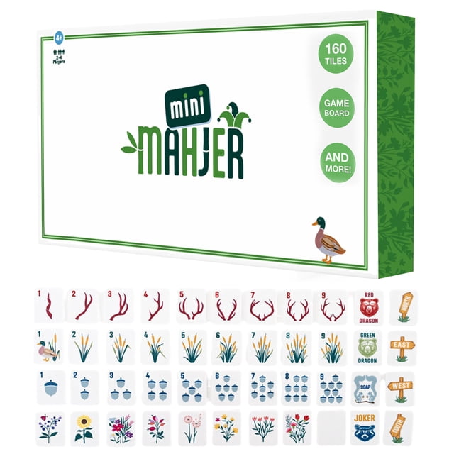Set de inicio Mahjong Mini Mahjer American Mahjong para niños a partir de 6 años