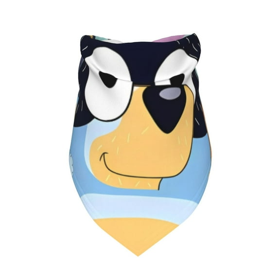 Gokiu Bluey for Dog Bandana 1 Pack Premium Durable Triangle Scarf Washable Dog Bandana Boy Birthday Suitable for Neutral Large Dogs