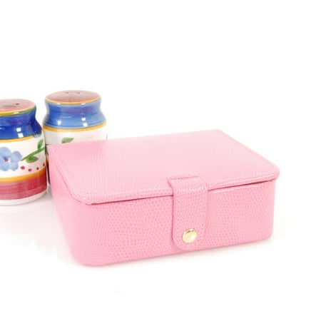 Budd Leather Lizard Grain Ladies Jewelry Box