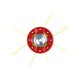 thumbnail image 2 of Cabezal de desbrozadora de hilo Instalación sencilla Reemplazo multifuncional resistente Alto Rojo, 2 of 9