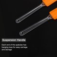 thumbnail image 4 of 2pcs Kitchen Utensils Flexible Silicone Spatula Heat Resistant Rubber Scraper Cooking Baking Orange, 4 of 7