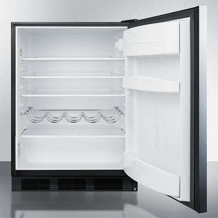 Summit Appliance - 5.5 Cu. Ft. Mini Fridge - Stainless Steel