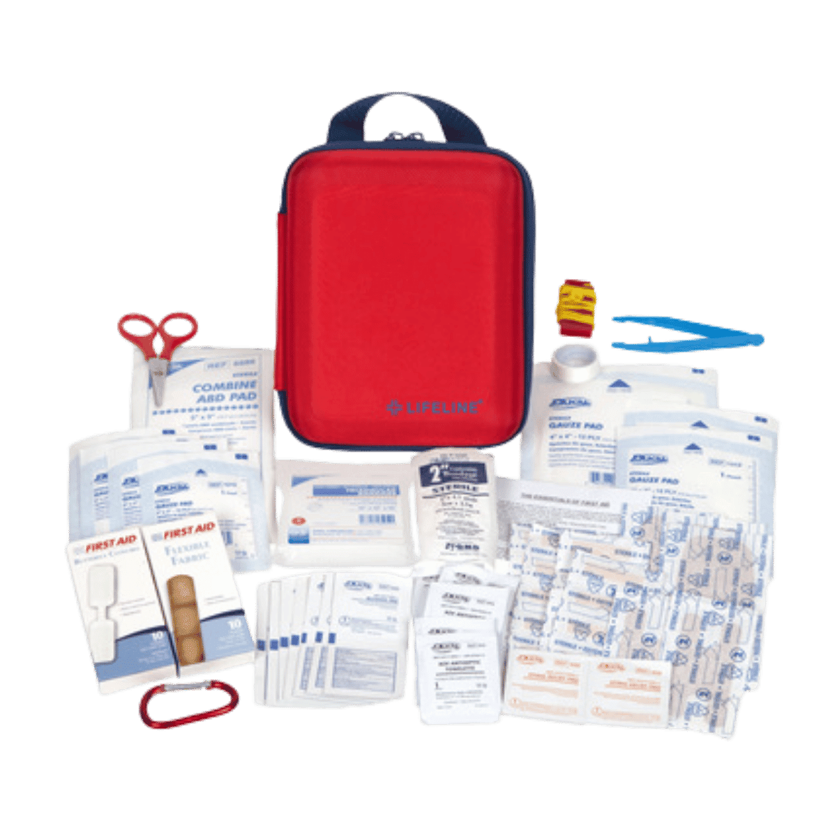 Large Hard-Shell Foam First Aid Kit - 85 Piece
