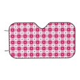 thumbnail image 7 of Daiia Plaid Heart Windshield Sun Shade for Car SUV Truck (Small ), Car Sun Shade Windshield, Car Shades for Front Windows, Sunshade for Car Windshield, 7 of 7