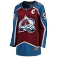 thumbnail image 2 of Women's Fanatics Gabriel Landeskog Burgundy Colorado Avalanche Captain Patch Home Breakaway Player Jersey, 2 of 3
