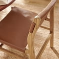 thumbnail image 4 of Sonora   Leather Dining Side Chair in Chestnut Tan, 4 of 10