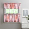 thumbnail image 2 of Abstract Oil Watercolor Kitchen Curtains and Valances Set - 3 Piece Kitchen Curtains Sets with Valance for Windows Rod Pocket Machine Washable Kitchen Decor Decorations (54"x18"+2x27.5"x24"), 2 of 6