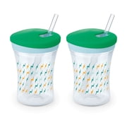 NUKÂ® Evolution Straw Cup, Green, 8oz, 2 pk
