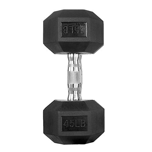 papababe Dumbbell Set Rubber Encased Hex Dumbbell Free Weights Dumbbells Set Home Weight Set 
