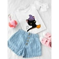 thumbnail image 3 of Cute Boombay On Broom T-Shirt Toddler -Image by Shutterstock,  2 Toddler, 3 of 4