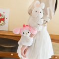 thumbnail image 5 of Baby Raccoon Koala Pop Ring Plush Toy Capibala Doll Pat Bracelet Birthday Gift Children, 5 of 5