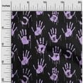 thumbnail image 1 of oneOone Rayon Persian Pink Fabric Handprint Skull Craft Projects Decor Fabric Printed By The Yard 56 Inch Wide, 1 of 6