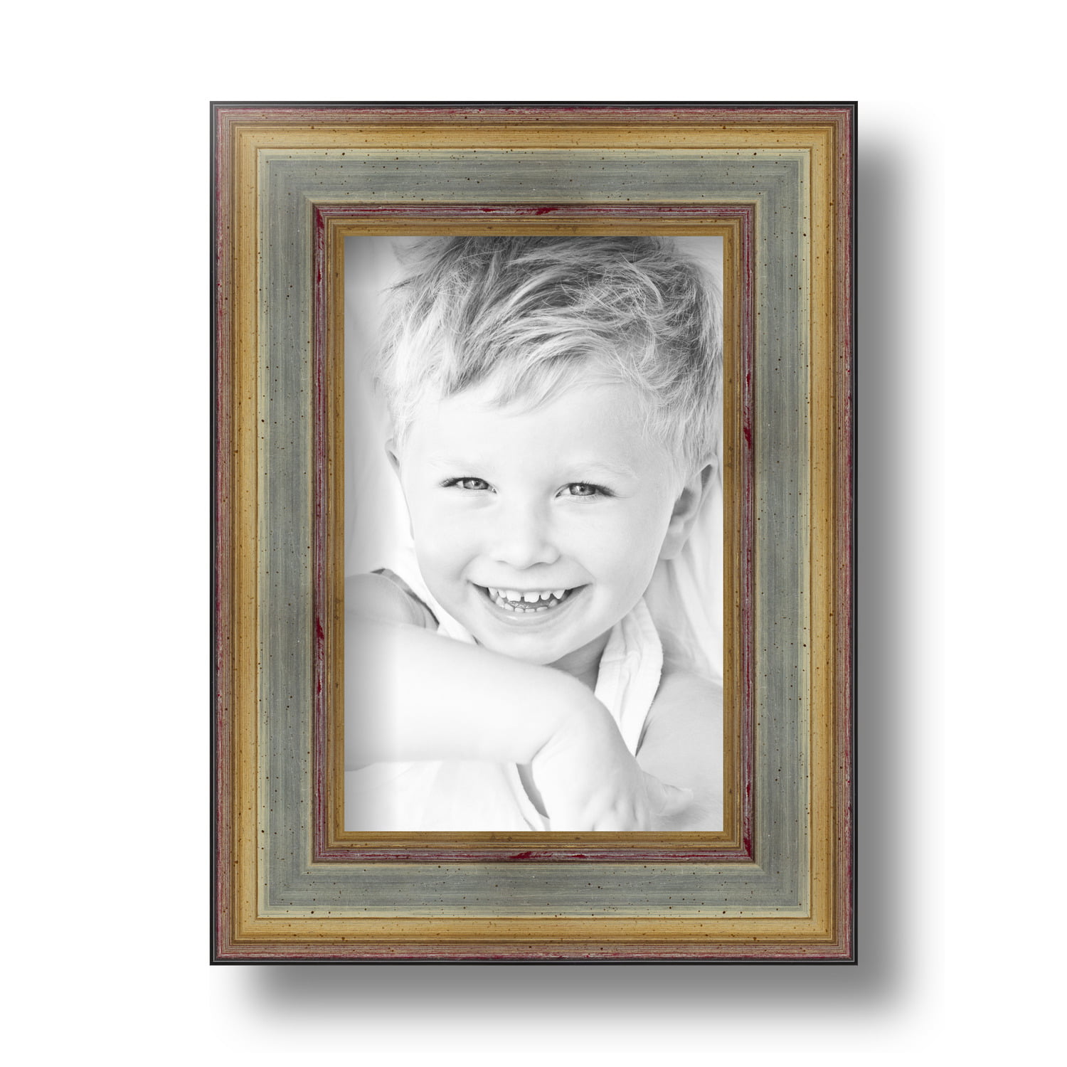 ArtToFrames Custom Picture Poster Frame Brown   1.125" Wide Wood 4787 