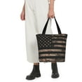 thumbnail image 5 of Bingfone American Flag With Desert Camouflage Women Shoulder Tote Bags Casual Bag Ladies Shopping Handbag, 5 of 7