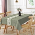 thumbnail image 6 of French Vintage Floral Rectangular Tablecloth,Waterproof Oilproof Table Cover for Kitchen Dining Room Picnic Decor,70x52 Inch, 6 of 6