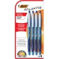 thumbnail image 1 of Bolígrafo BIC Atlantis retráctil mediano azul, paquete de 4, 1 of 5