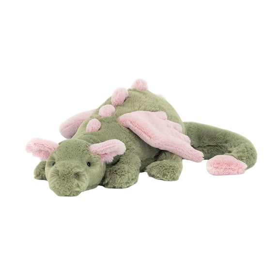 Jellycat Malachy Dragon Stuffed Animals 21.65 Inch Dragon Plush Toys for Kids