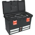 thumbnail image 2 of Aurora Tools Heavy-Duty Plastic Tool Box, 1 Inner Tray, 3 Organizers, 2 Drawers, 22-Inch, 2 of 2