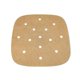 thumbnail image 4 of 200pcs Heat Resistant Air Frying Pan Paper Nonstick Air Fryer Liners 8.5 Inch Square Oil Paper for Air Fryer Pans Bamboo Steamer Easy to Clean, 4 of 5