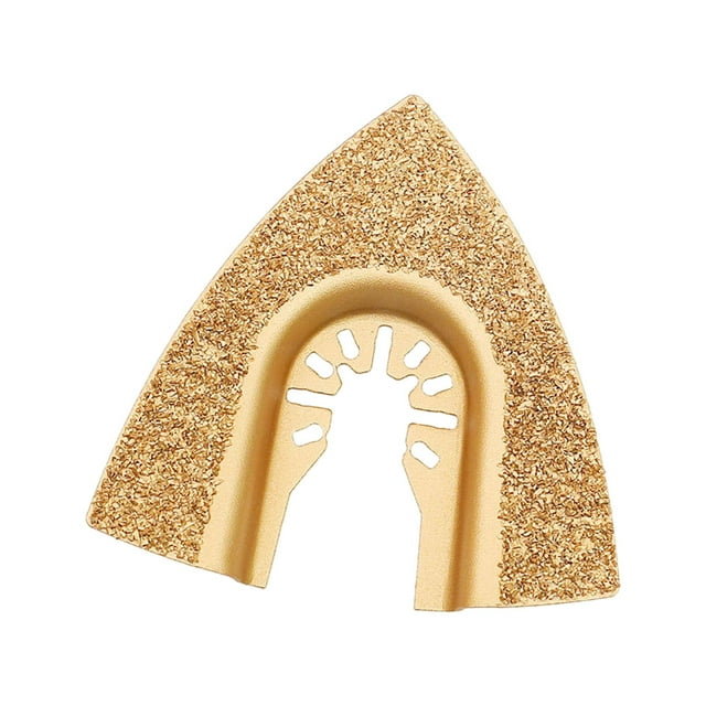 Hoja de raspado de grano de carburo Triangular, hoja multiherramienta de 75mm, accesorio de Metal, multiherramienta para lijado, lechada de azulejos