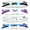Black+Blue+Clear+Purple, variant on WEMOOMOOTANTS 4 Packs Black Readers 2.5 for Men Women Rimless Lightweight Reading Glasses 1.0 1.5 2.0 250 3.0 3.5