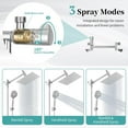 Rain Shower Head with Handheld, Lanhado 8'' High Pressure Rainfall 9