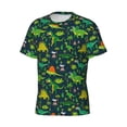 thumbnail image 3 of Rocae Dinosaurs for Men's Moisture-Wicking Crew Tee - T-Shirt for Sports, Outdoor Activities, and Casual WearMedium, 3 of 9