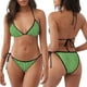 thumbnail image 3 of Fotbe Cactus Traje de Baño para Mujer de Dos Piezas – Bikini Sexy de Tirantes Tipo Halter con Diseño Triangular, 3 of 6