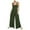 Green, variant on Maean Women's Casual Loose Jumpsuits Summer Trendy Sleeveless Wide Leg Long Rompers Tank Top Pants with Pockets