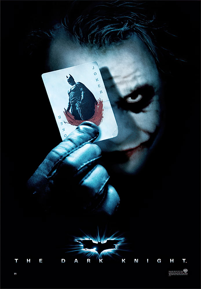 The Joker Dark Knight Movie Large Poster Art Print in multiple sizes 