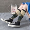 thumbnail image 3 of Lsque Ink Style Bald Eagle Printed Crew Socks Men's Women's LightWeight Thin Casual Calf Socks ,Knee High Socks,Cotton Socks, 3 of 9