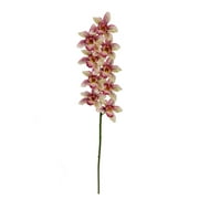 Mainstays Indoor Artificial Flower Stem, Orchid, Pink Color, Assembled Prodcut Height 35.5".
