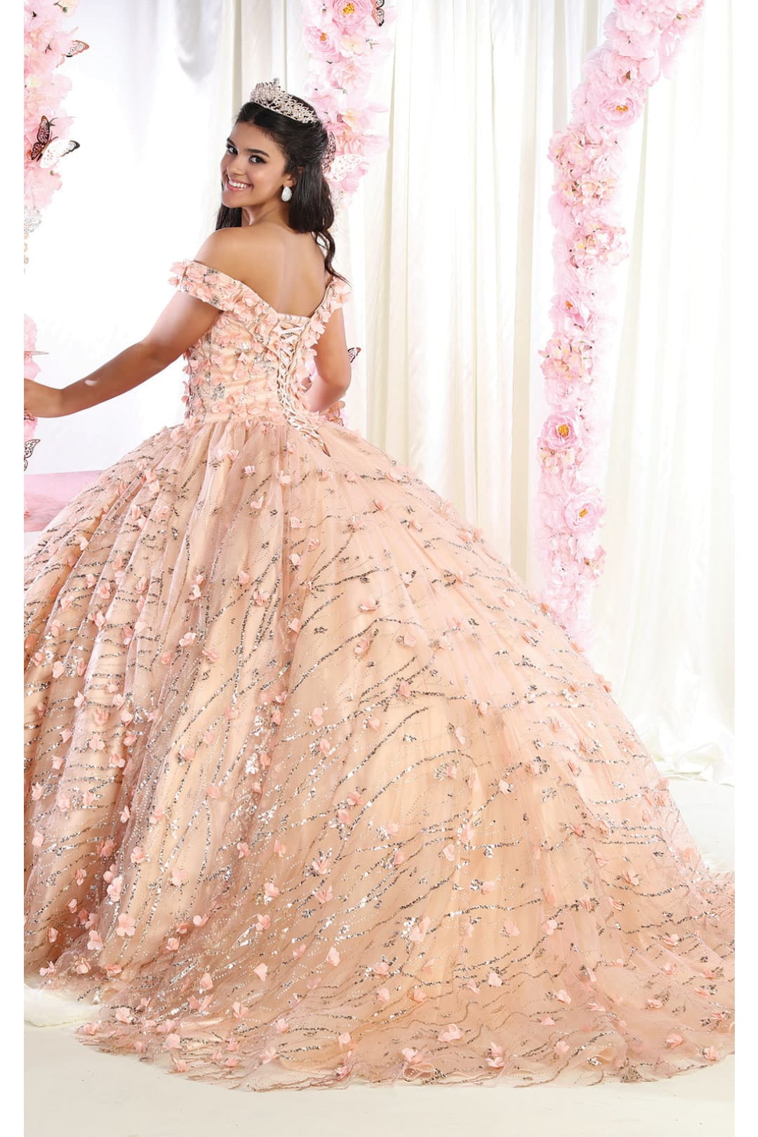 green emerald velvet dress Rose Gold Sweetheart Puffy Princess Ball Gown Sweet 16 Dress Beaded Ap   Simplepromdress