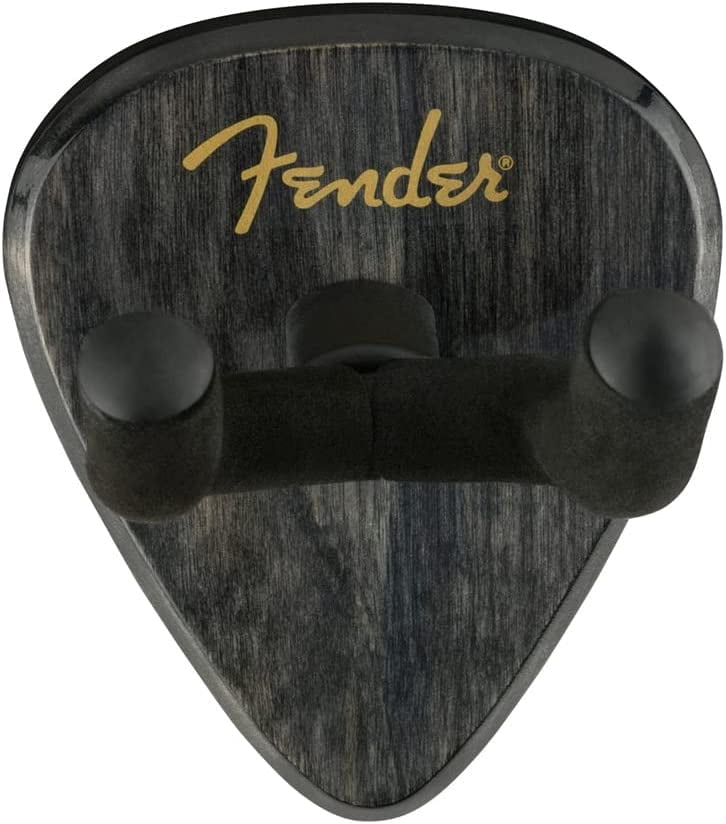 Genuine Fender 351 Guitar Wall Hanger with Wooden Base in Black #0991803023