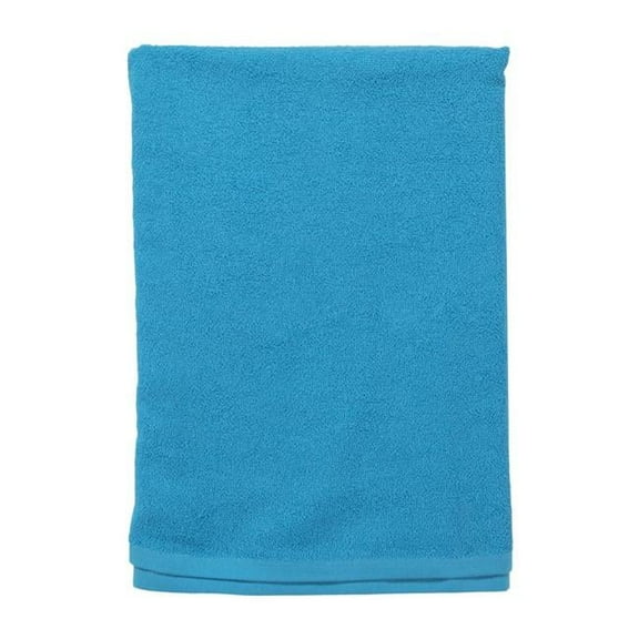 Towelsoft HOME-BL1101-AQUA 100 Percent Cotton Loop Lightweight Terry Beach Towel - Aqua - 30 x 60 in.