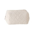 thumbnail image 2 of Steadline Bow Decor Nylon Storage Pouch,Zipper Small Accessory Organizer,Compact Carry Bag For Cosmetic Tools Jewelry Stationery Travel Sorting And Daily Sundry Arrangement(White), 2 of 7