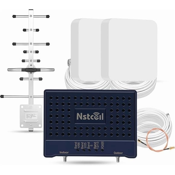 Amplificador de señal para celular Nstcell 7000 pies² 5G LTE para zonas rurales