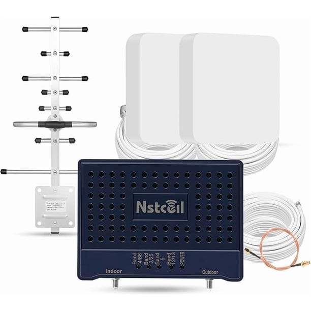 Amplificador de señal para celular Nstcell 7000 pies² 5G LTE para zonas rurales