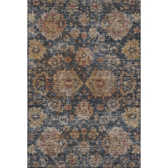 Dalyn Rugs Premium Machine Washable Mayfield AMF1094 Navy 2'6" x 3'10" Rug