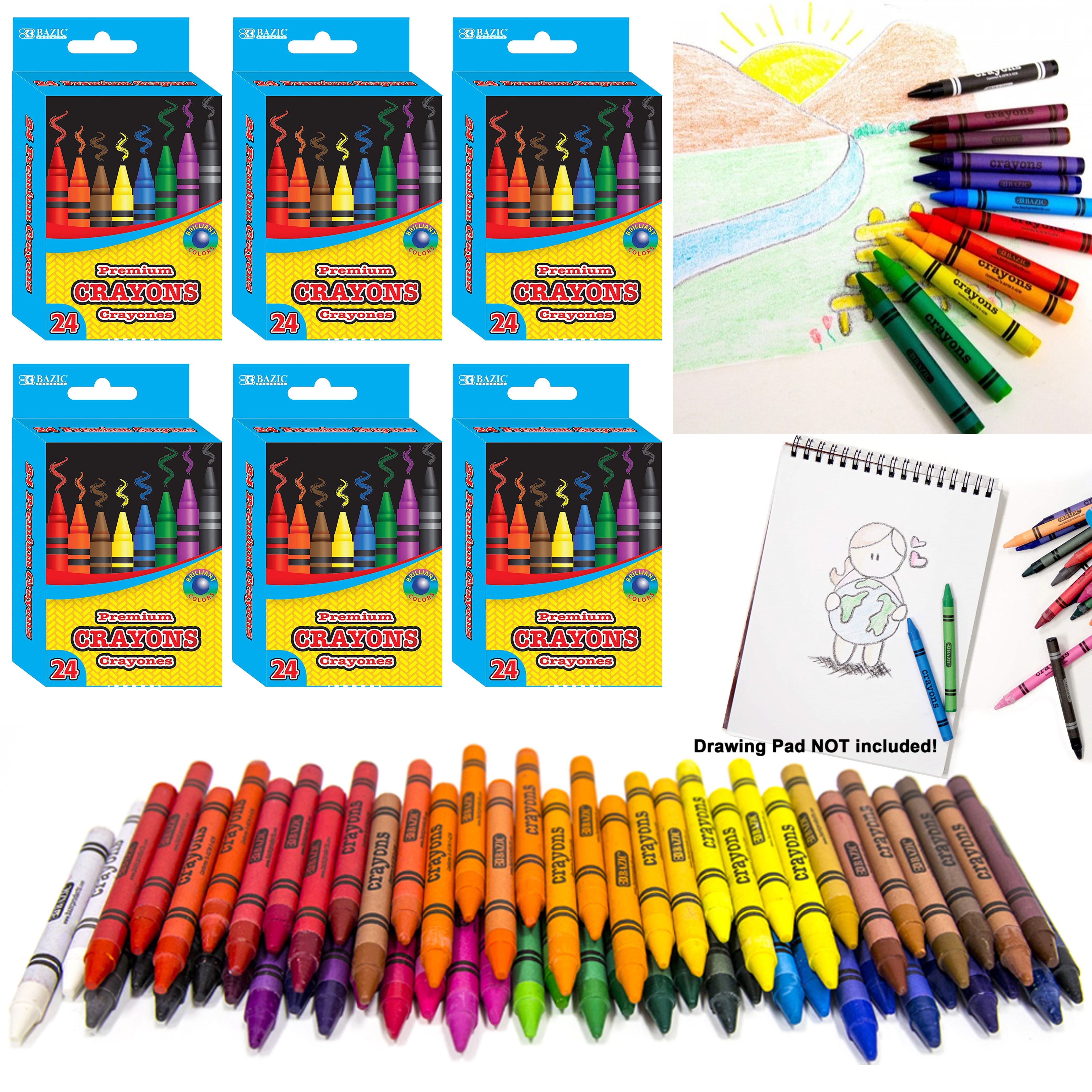Buy Happykids Children's Crayons Easy to paint, unbreakable, water