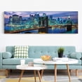 thumbnail image 7 of YALKIN 5D Large Diamond Painting Kits for Adults (35.4x11.8inch), Bridge Full Round Drill Night View Scenery Pictures Arts Paint by Diamonds Kits Diamond Art Kits for Wall Decor Relax Gift, 7 of 7