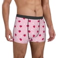 thumbnail image 5 of Men's Boxer Briefs, Cute Strawberry Ice Cream Lover Soft Comfy Mens Underwear Boxer Briefs Breathable With Widen Waist, 5 of 7