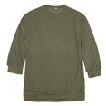 thumbnail image 5 of Shirts for Women Trendy Y2k Winter Fall Oversized Crewneck Long Sleeve Mitten- Drop Shoulder with Pocket Plain Leisure Cotton Sweatshirt Pullover(Green,XL), 5 of 5