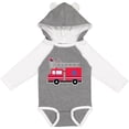thumbnail image 3 of Inktastic 4th of July Firetruck with Red and Blue Stars Boys or Girls Long Sleeve Baby Bodysuit, 3 of 5