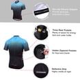 thumbnail image 3 of Men's Summer Short Suits Cycling Set Cycling Jersey with 5D Padded Riding Shorts Quick Dry Breathable Cycling Jersey Set for Outdoor Sport Cycling Biking, 3 of 7